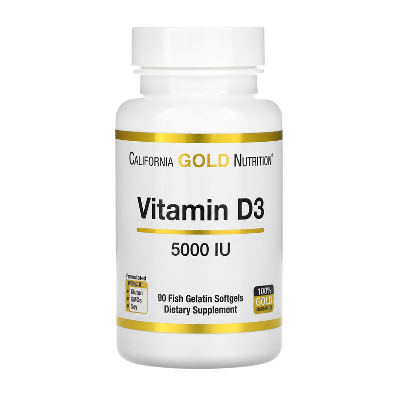 California Gold Nutrition Vitamin D3 5000 IU